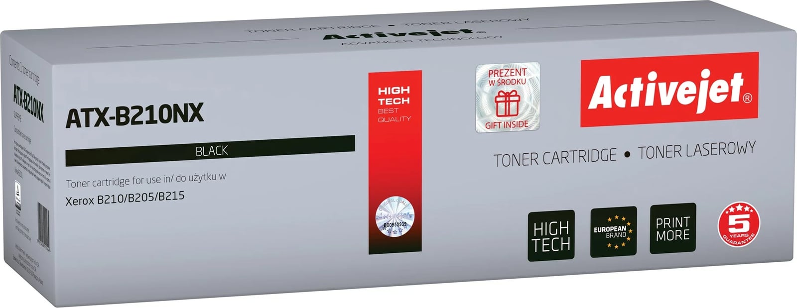 Toner zëvendësues Activejet ATX-B210NX për printer Xerox, i zi