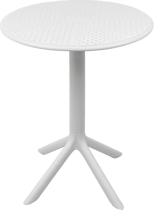 Tavolinë Merkon pp, ngjyrë e bardhë, D60x75cm