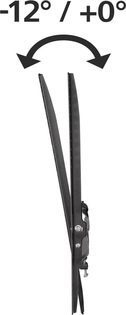 Mbajtës muri për TV Hama 220810, për LCD/LED 32-65 inç, VESA 400x400, Çelik, i zi