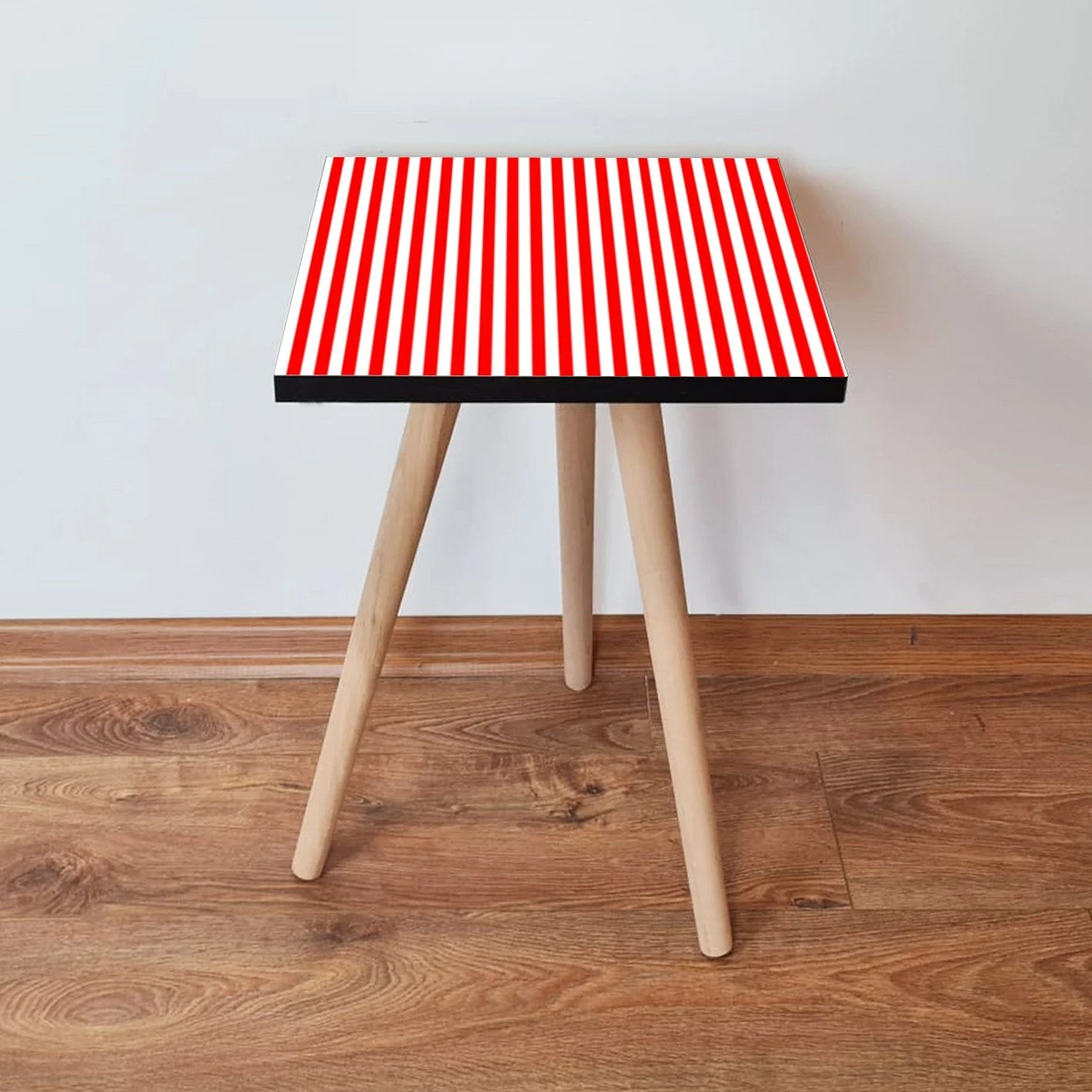 Tavolinë anësore, Skye Decor, e kuqe dhe e bardhë, Shp339