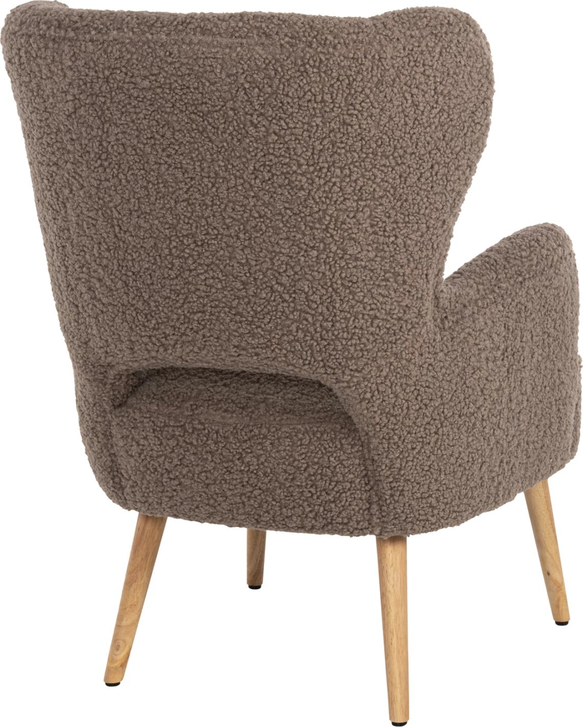 Fotelje MYLIE FH8394.25, pëlhurë boucle, ngjyrë kafe e çelur, 67x75x93H cm