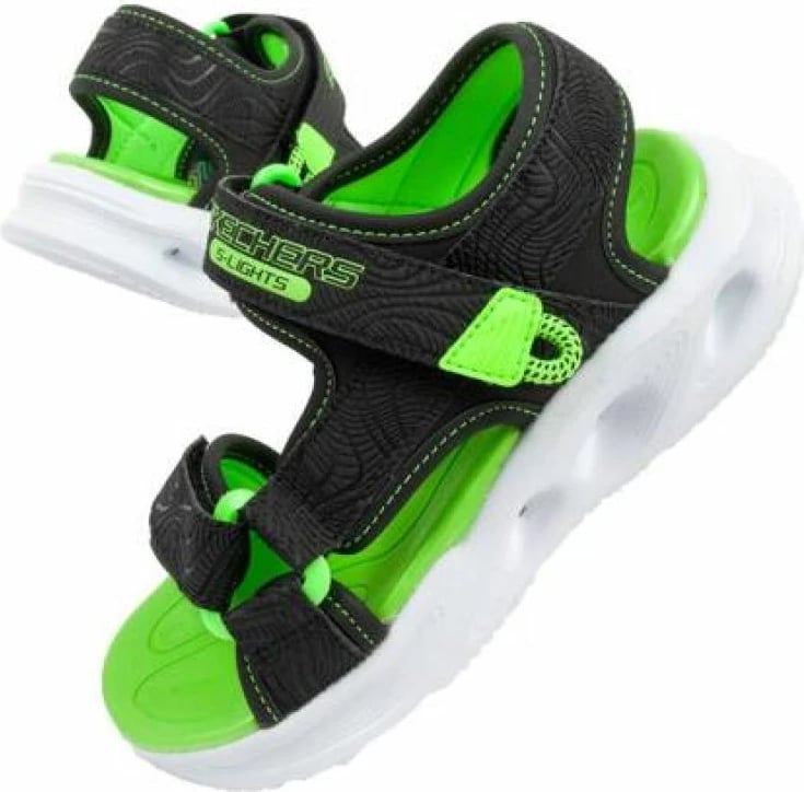 Sandale për fëmijë Skechers, të zeza