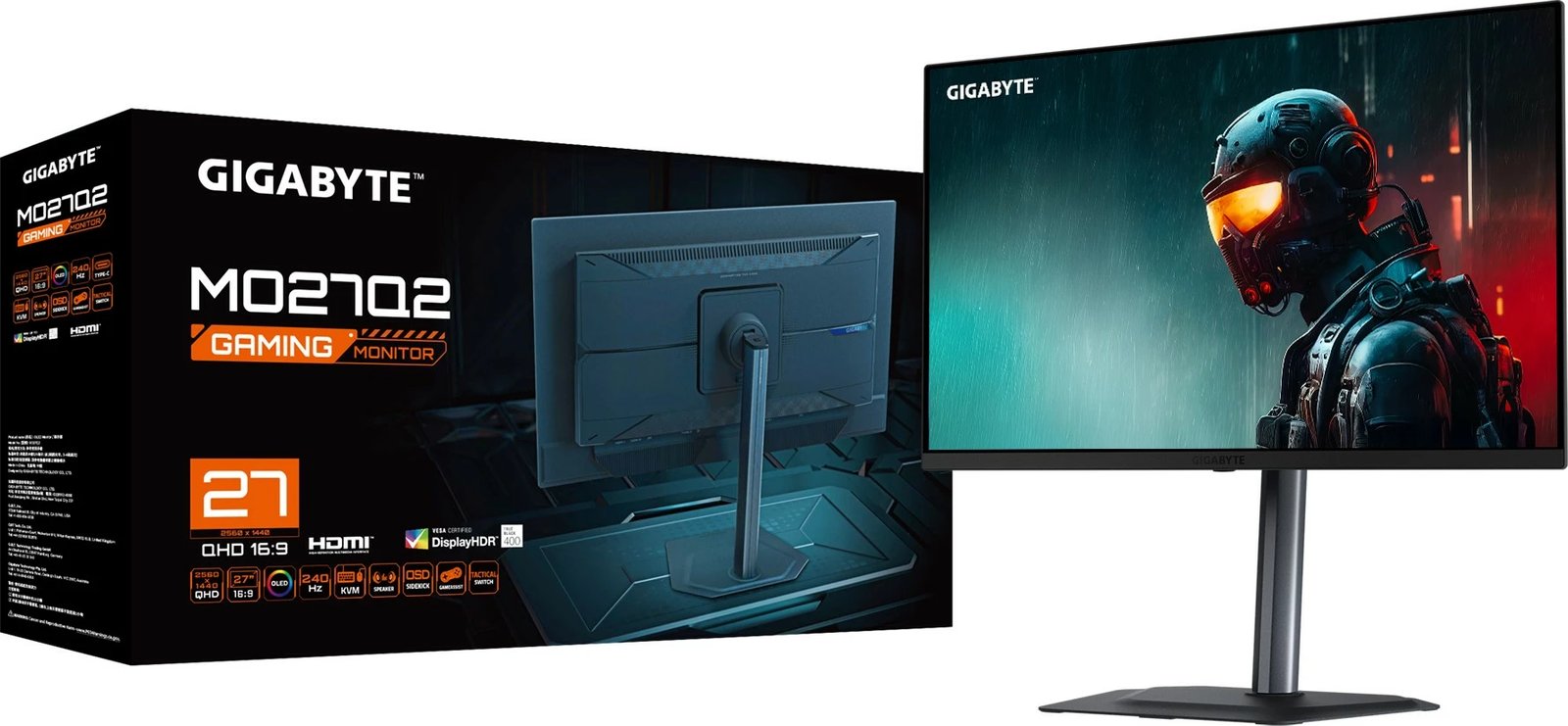 Monitor gaming Gigabyte MO27Q2, 27 inç, OLED, QHD, 240Hz Monitor gaming Gigabyte MO27Q2, 27 inç, OLED, QHD, 240Hz