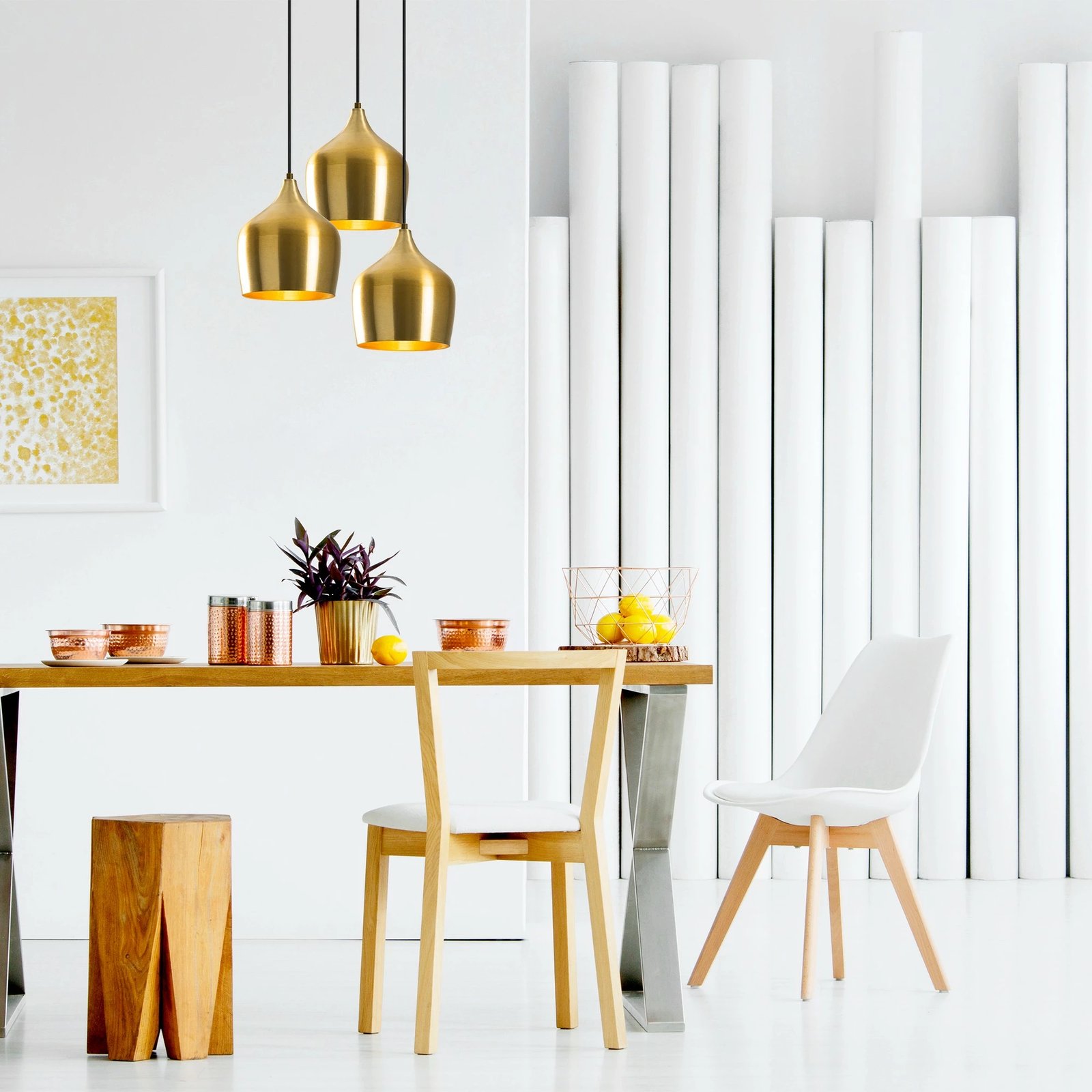 Llambë tavani Opviq Dodo, ngjyrë ari, 6278