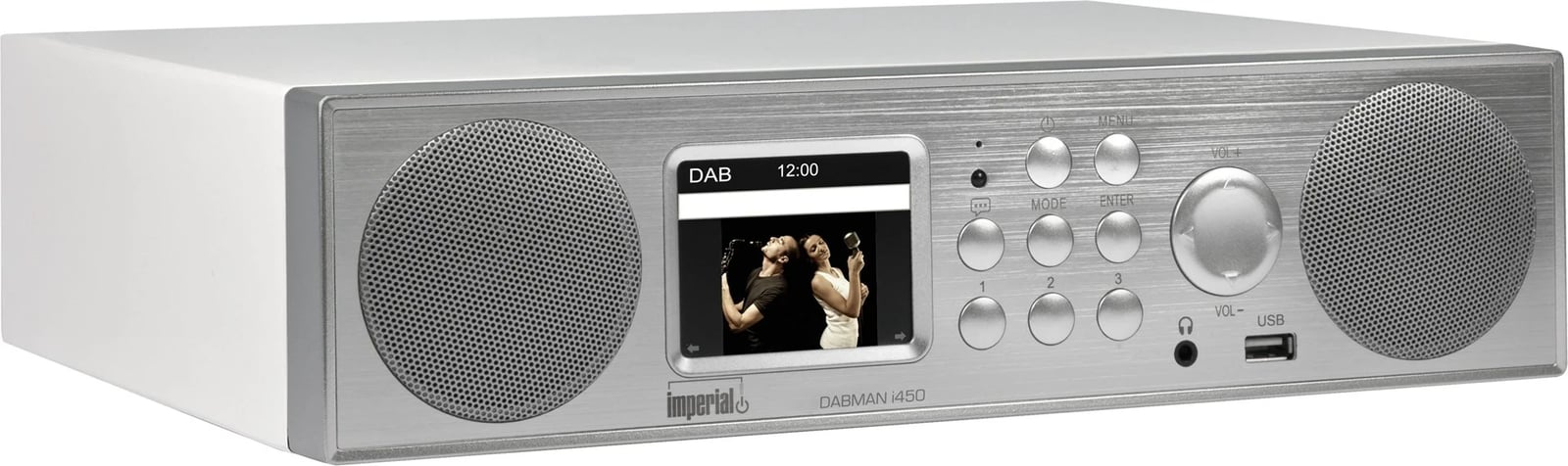 Radio portabile Telestar DABMAN i450, analog & digjital, argjend