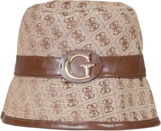 Kapelë Guess, beige, femra