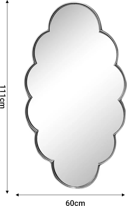 Pasqyrë Tyko Inart ngjyrë ari metalike 60x3x111cm