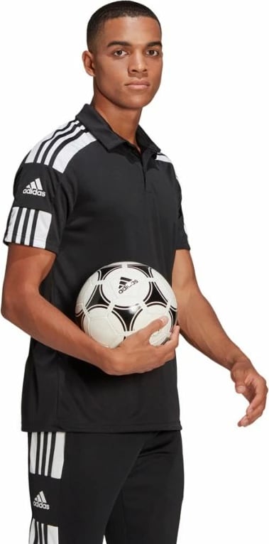 Maicë polo për meshkuj adidas, e zezë