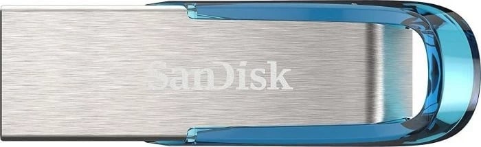 USB SanDisk Ultra Flair 32 GB, USB Type-A, Blu, Argjendtë