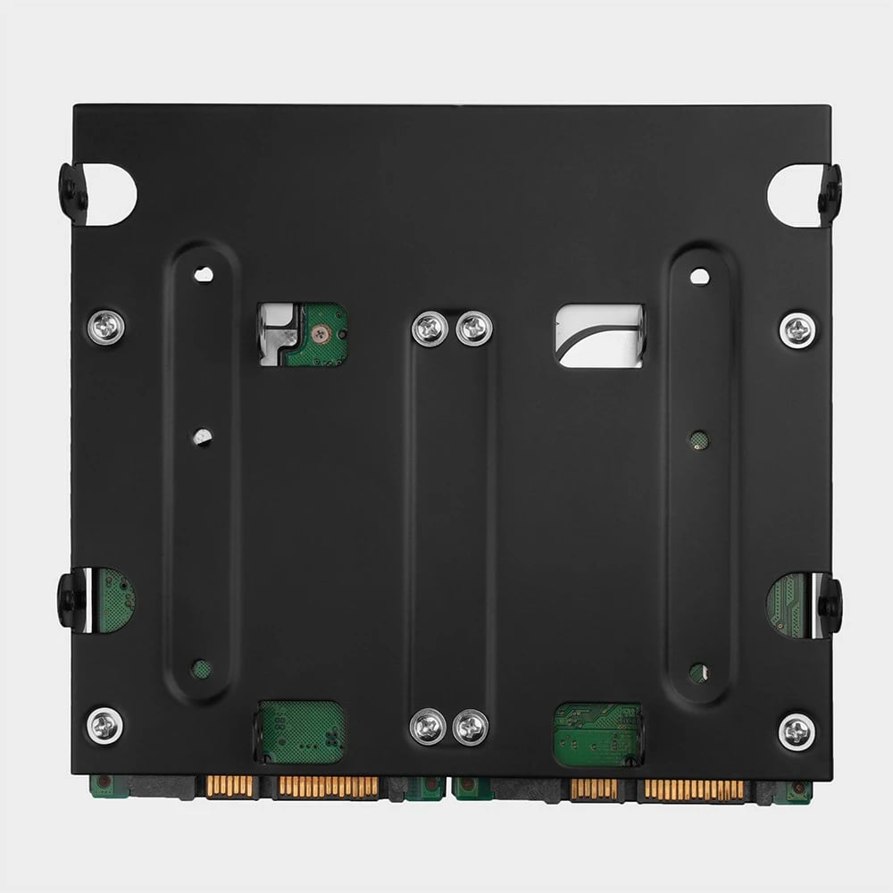 Kasë AXAGON RHD-435 për montim 4x 2.5" ose 2x 2.5" + 1x 3.5" HDD/SSD, për hapësirë 5.25", e zezë