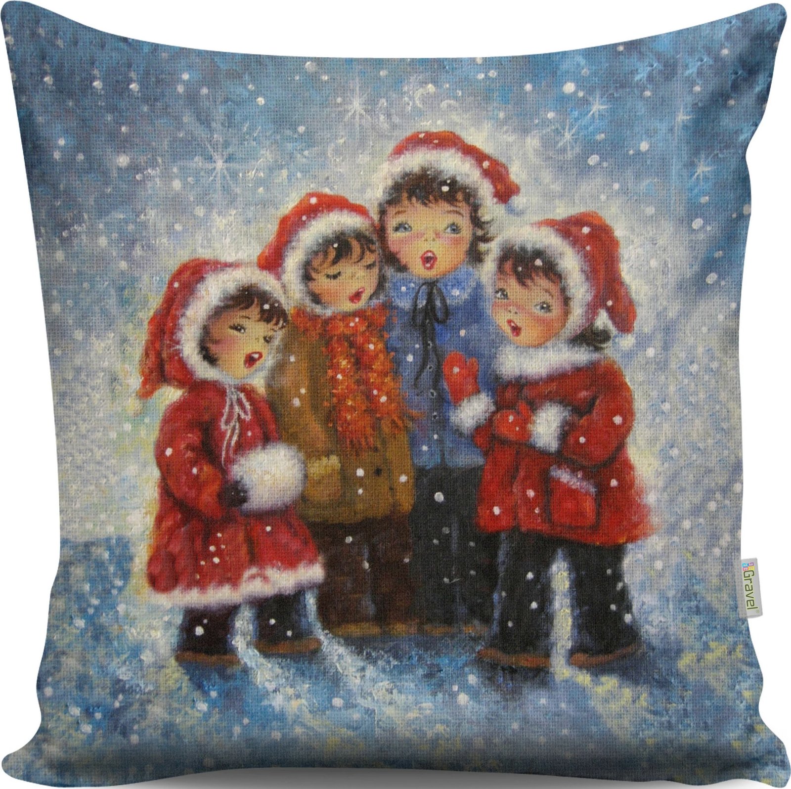 Jastëk dekorativ Evila Originals, A13074, shumëngjyrësh, 43x43cm