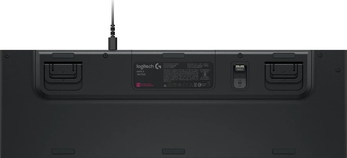 Tastierë gaming Logitech G915 X, mekanike, RGB, QWERTY US International, Alumini, E zezë