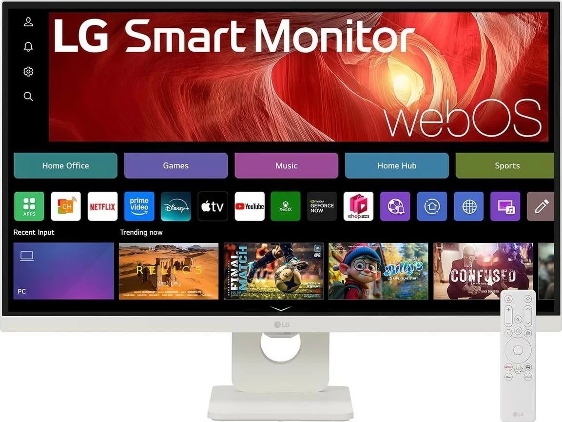 Monitor i mençur LG U730SA 37", 4K, IPS, WebOS, bardhë