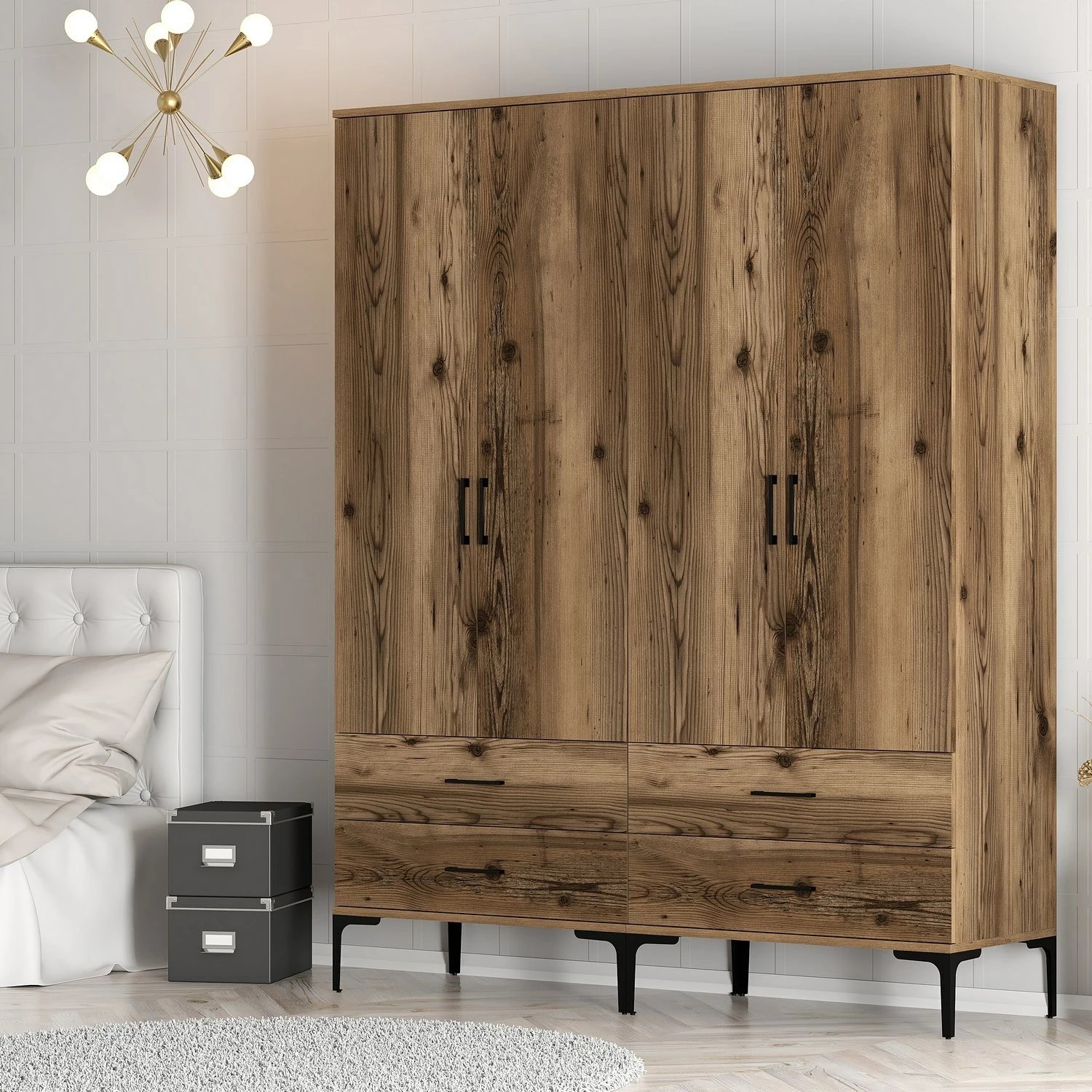 Dollap Hanah Home, Kumsal TT, ngjyrë arre Dollap Hanah Home, Kumsal TT, ngjyrë arre