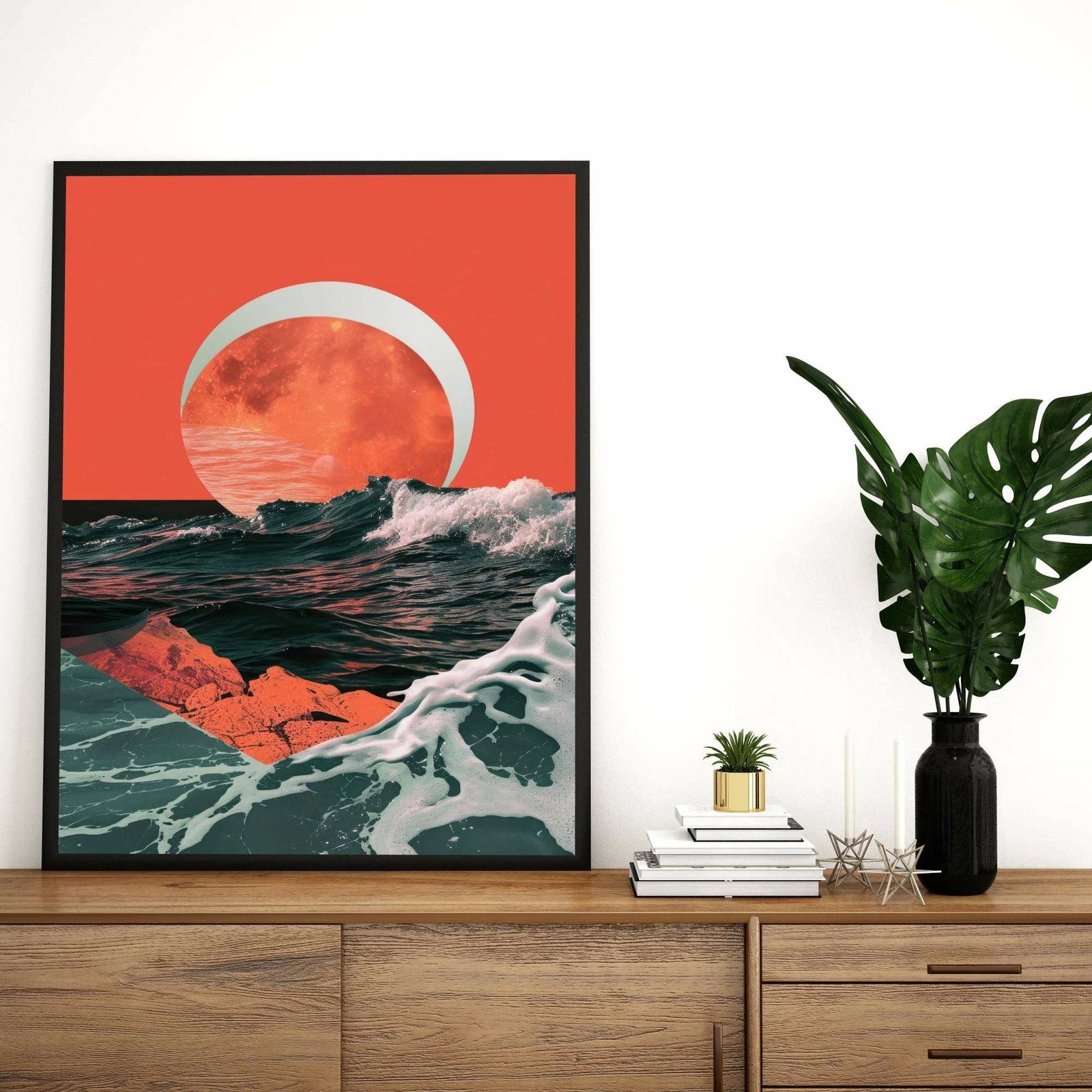 Pikturë dekorative me kornizë MDF, Wallity, Mp-00117, 50x70cm