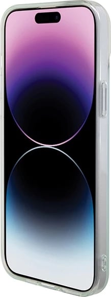 Mbështjellës Guess IML Iridescent MagSafe për iPhone 15 Pro, turquoise Mbështjellës Guess IML Iridescent MagSafe për iPhone 15 Pro, turquoise