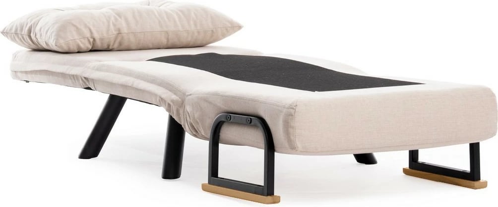 Krevat-karrige një vendës, Sando v2, ngjyrë krem