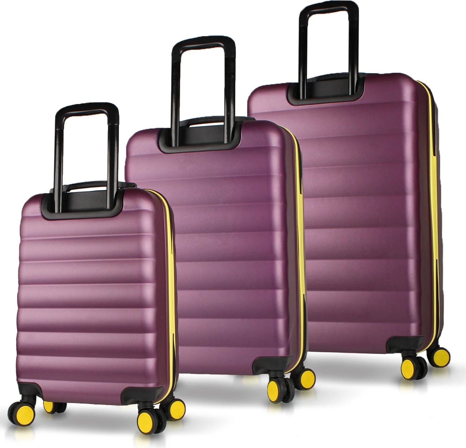 Set valixhesh (3 copë), ngjyrë damson, Zoozie Bags, 6445