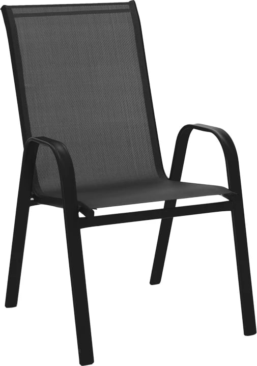 Karrige për kopsht Calan, 55x75x90cm, metal/e zezë