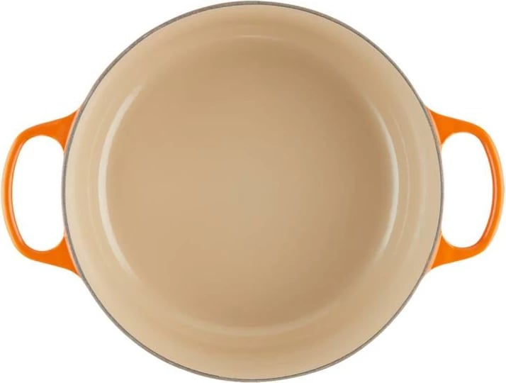 kaserolë gize Le Creuset Signature Round 24 cm 21177240902430, me kapak, e kuqe