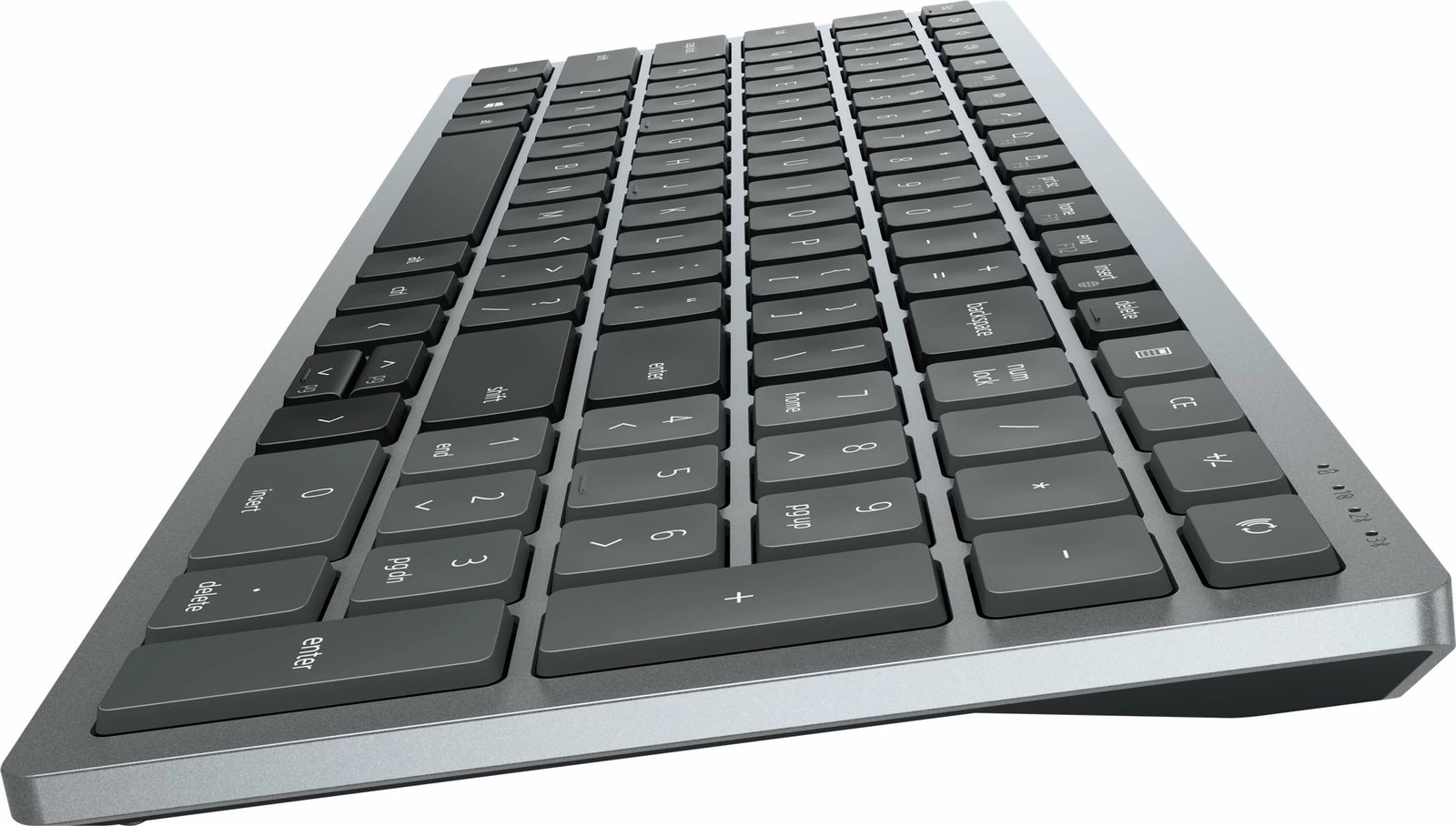 Tastierë Dell Pro Plus Compact KB740 - Wireless, 2.4GHz, BT, titan grey