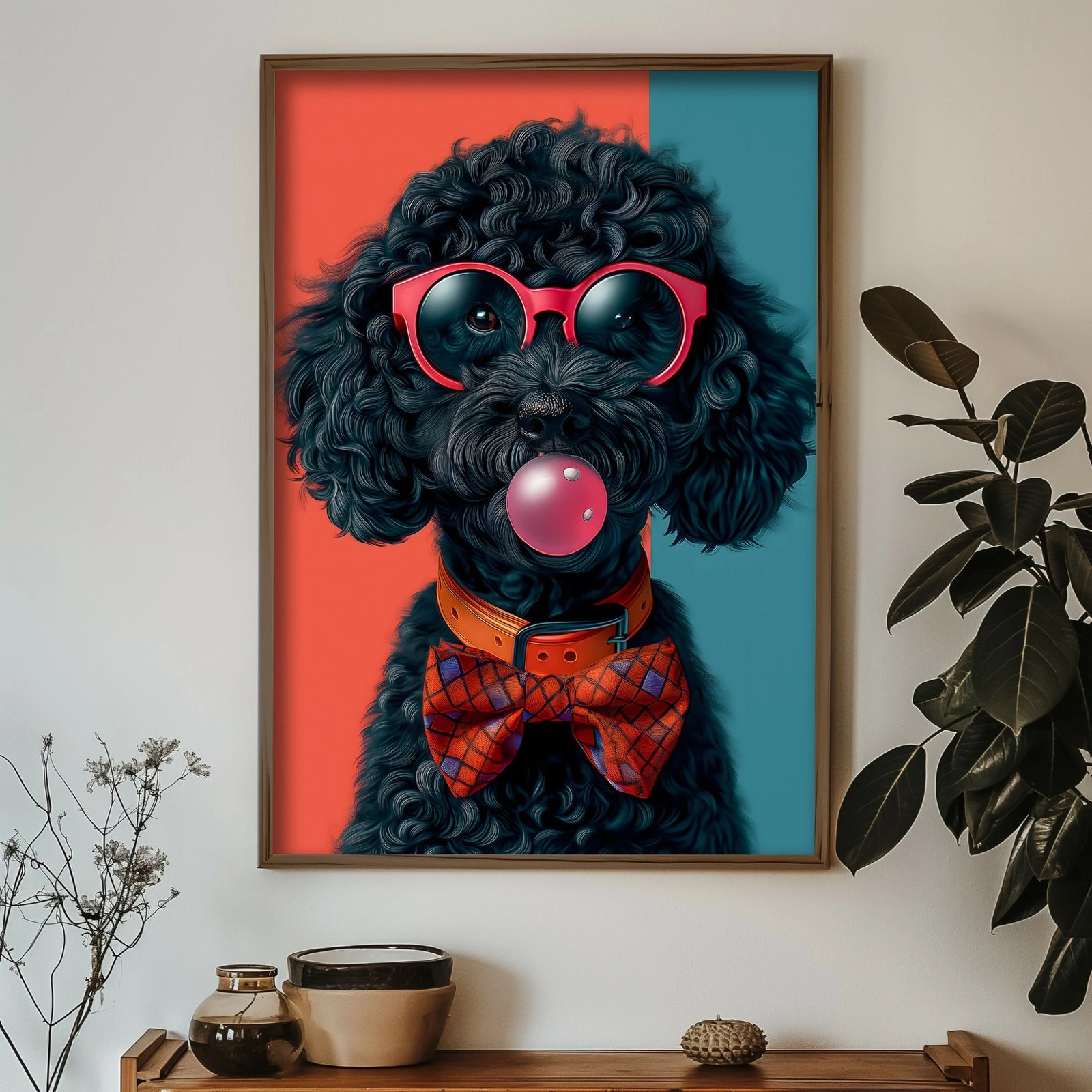 Pikturë dekorative me kornizë MDF Wallity, GE201-L