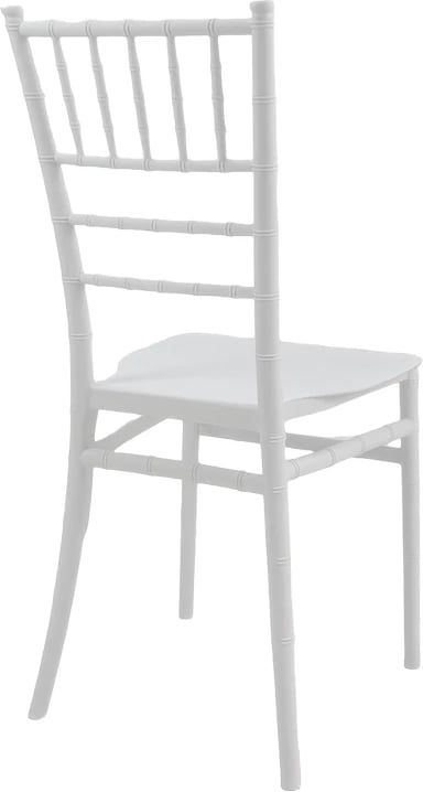 Karrige Tiffany I, polipropilen, ngjyrë e bardhë, 38.5x46.5x87cm