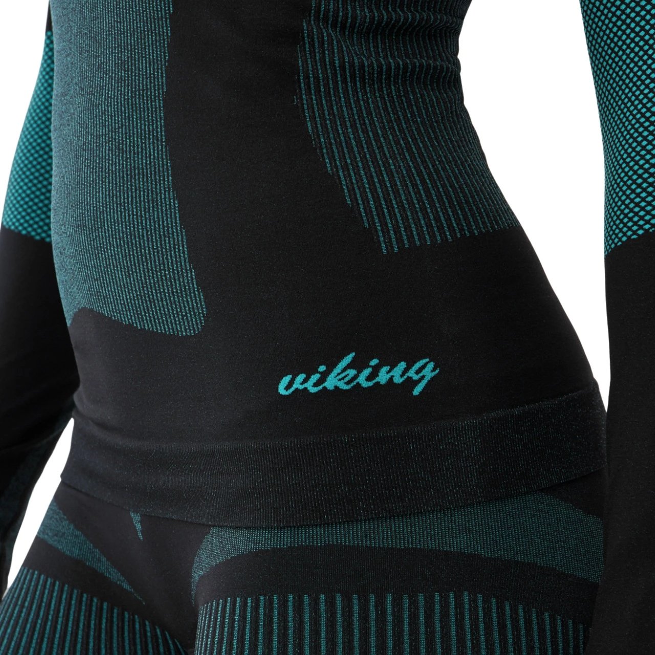 Të brendshme termoaktive për femra Viking, të zeza-jeshile