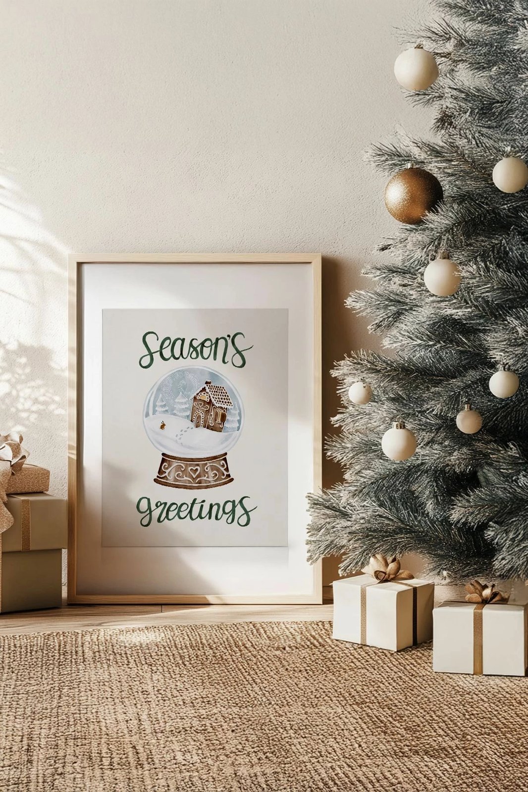 Pikturë dekorative me kornizë, shumëngjyrëshe, Wallity, Nwyearsngmdl107