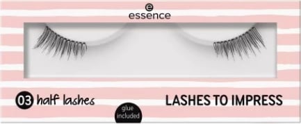 Qerpikë artificial Essence Cosmetics Lashes to Impress 03-Half Lashes 1 copë