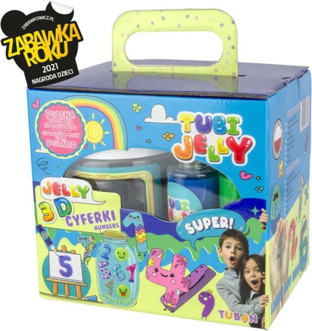 Set kreativ TUBAN Tubi Jelly, TU3331, 6 ngjyra, akuarium i vogël, multikolor