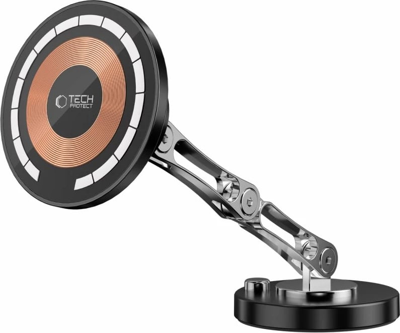 Mbajtës magnetik për makinë Tech-Protect MM15W-V8 me MagSafe, 15W, i zi
