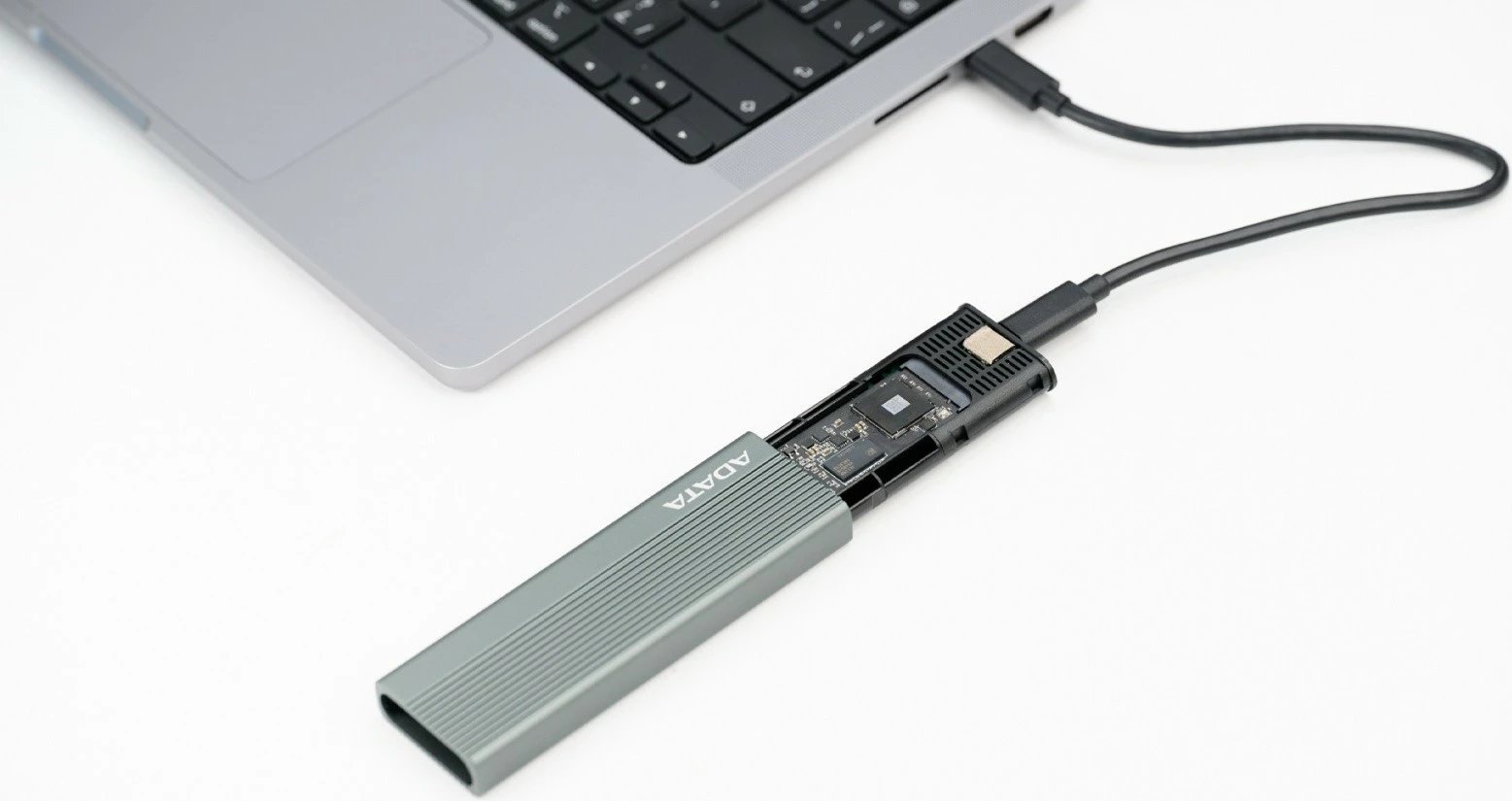 Kasë e jashtme SSD Adata EC680, M.2, USB 3.2 Type-C, Gri Kasë e jashtme SSD Adata EC680, M.2, USB 3.2 Type-C, Gri