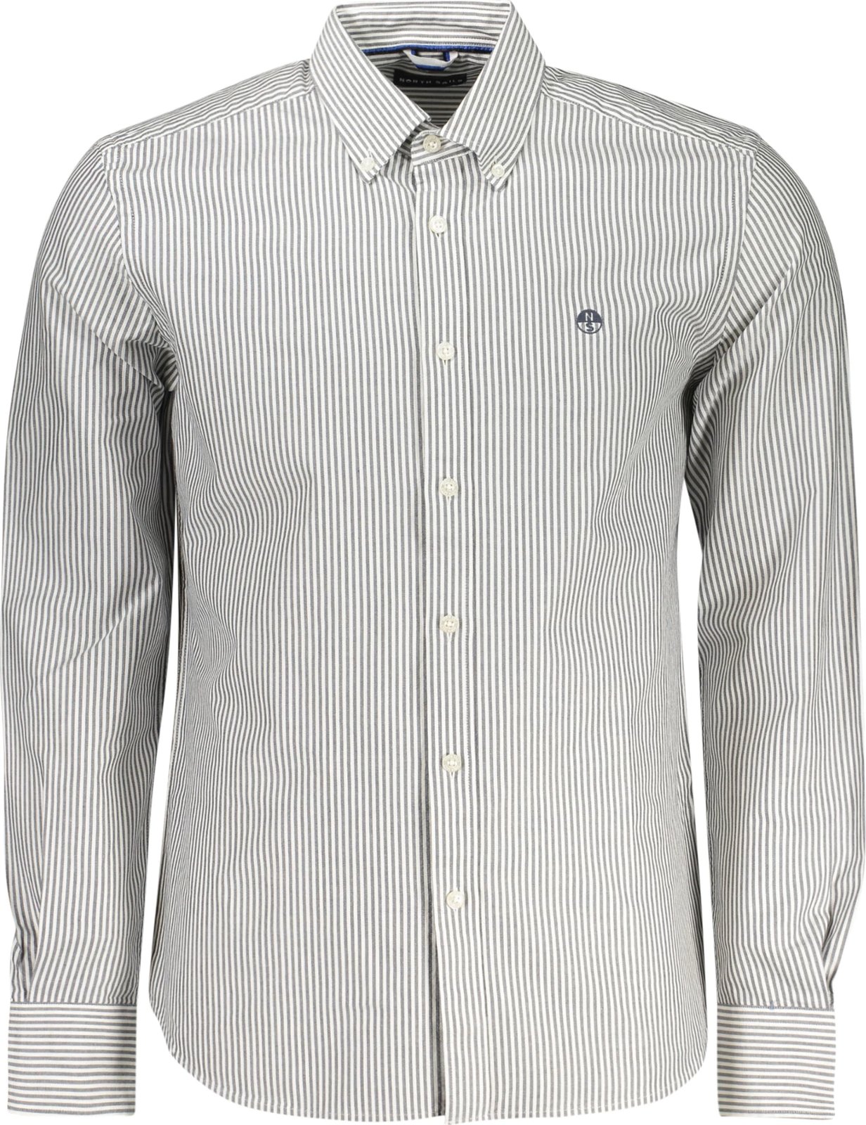 Këmishë për meshkuj NORTH SAILS, e bardhë me vija të zeza