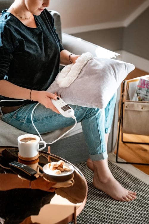 Jastëk elektrik ngrohës, Adler AD 7412, 8 nivele 40–75°C, kohëmatës 30–120 min, 38x38x14 cm, gri