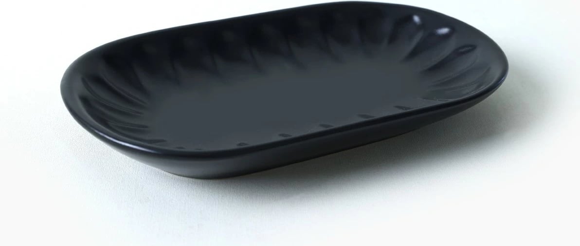 Set pjatash servirëse (2 copë), Hermia Concept, X00017597, ngjyrë e zezë mat