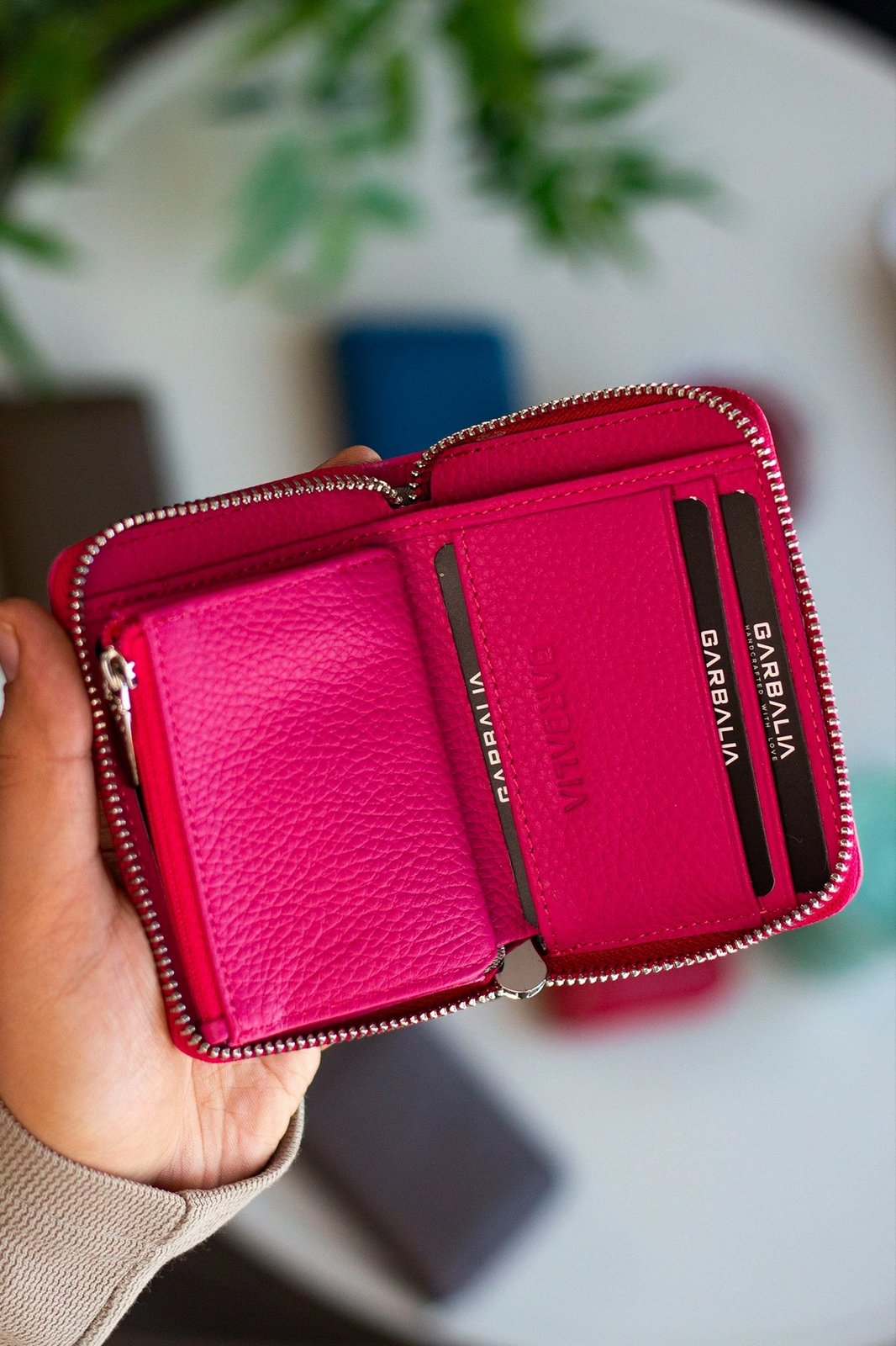 Portofol unisex Zoozie Bags, ngjyrë fuchsia, Sydney