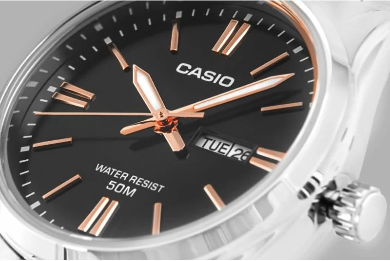 Orë dore për femra CASIO, argjendi