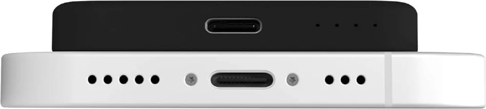 Powerbank Puro Mini Power Mag 4200mAh me MagSafe, USB-C, e zezë