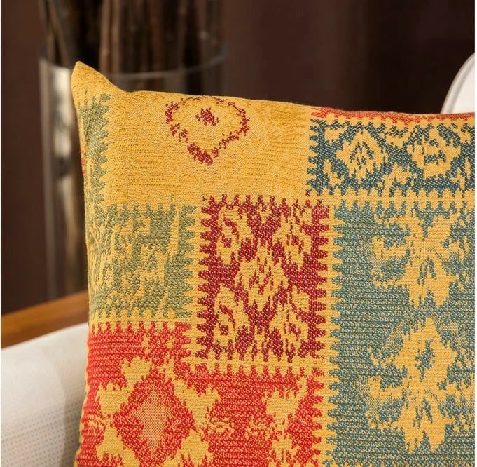 Jastëk dekorativ Aberto Design, Zeto, ngjyrë e verdhë