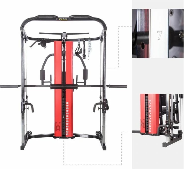 Pajisje fitnesi HMS për meshkuj, e zezë