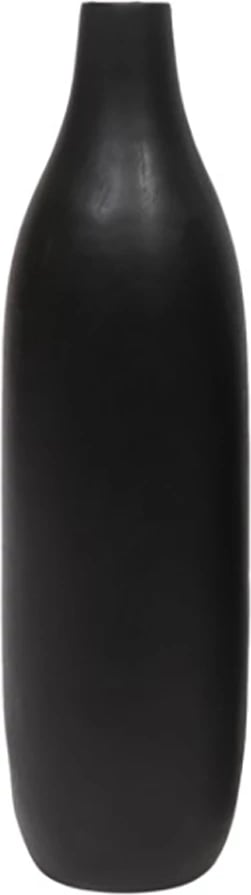 Vazo Solet, dru, ngjyrë e zezë, 10x10x40cm
