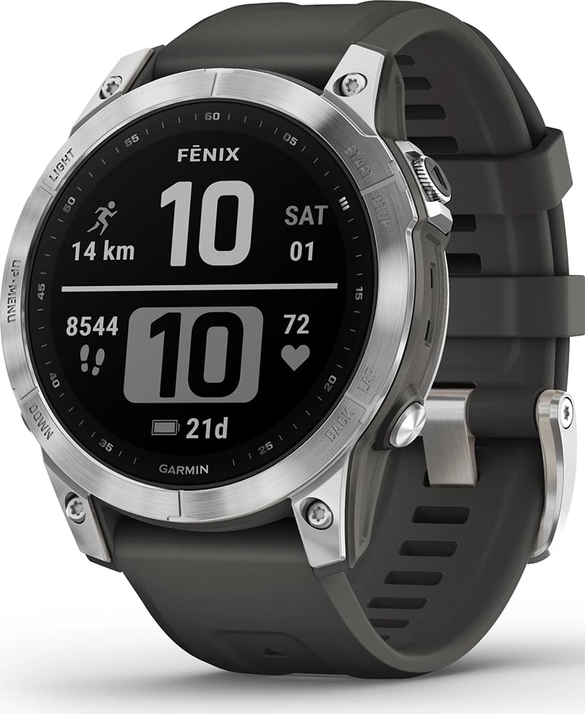Smartwatch Garmin Fenix 7 Premium, 47mm, argjend