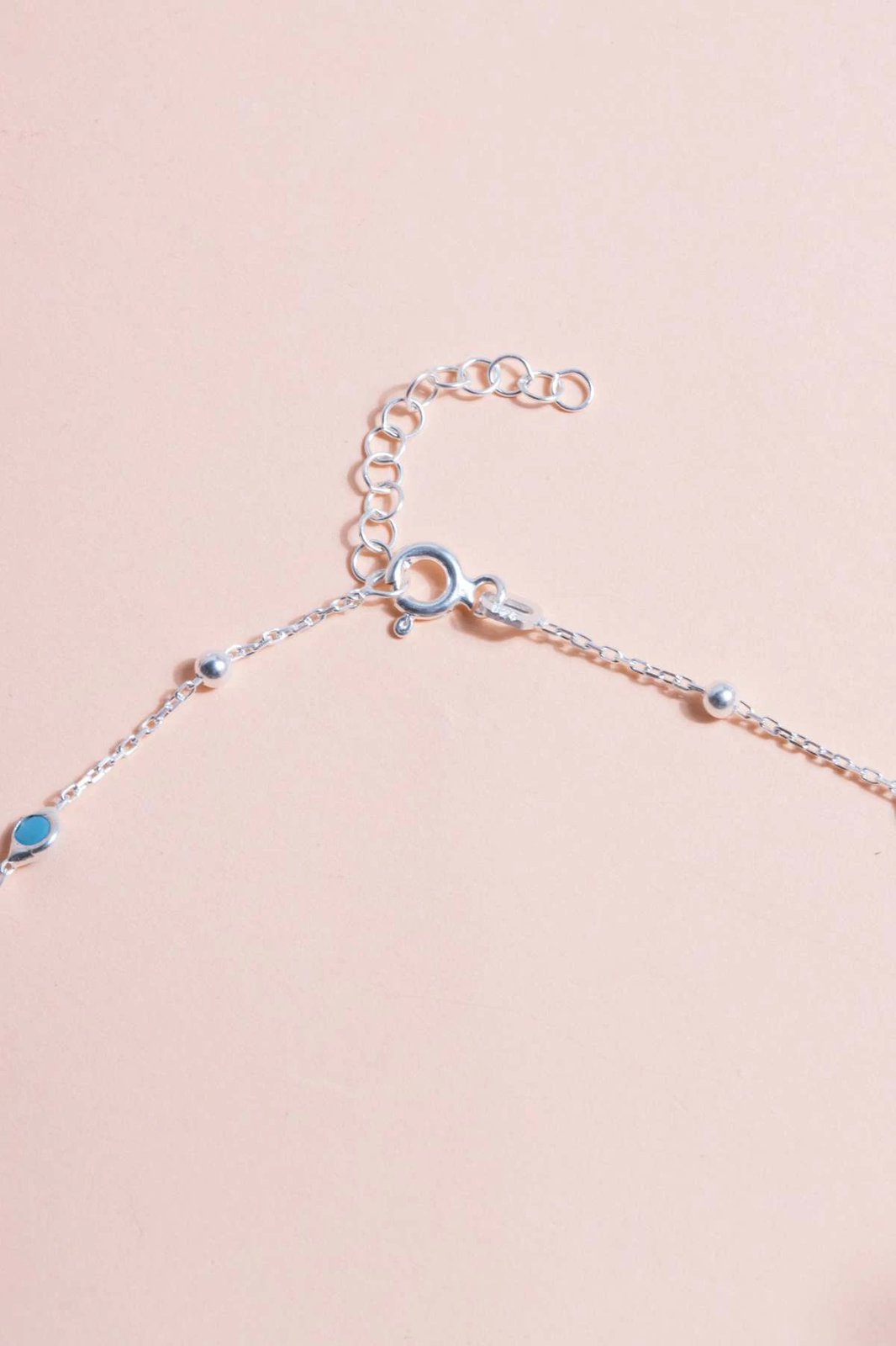 Qafore argjendi me gurë të kaltër Jumeon, TFNY65231