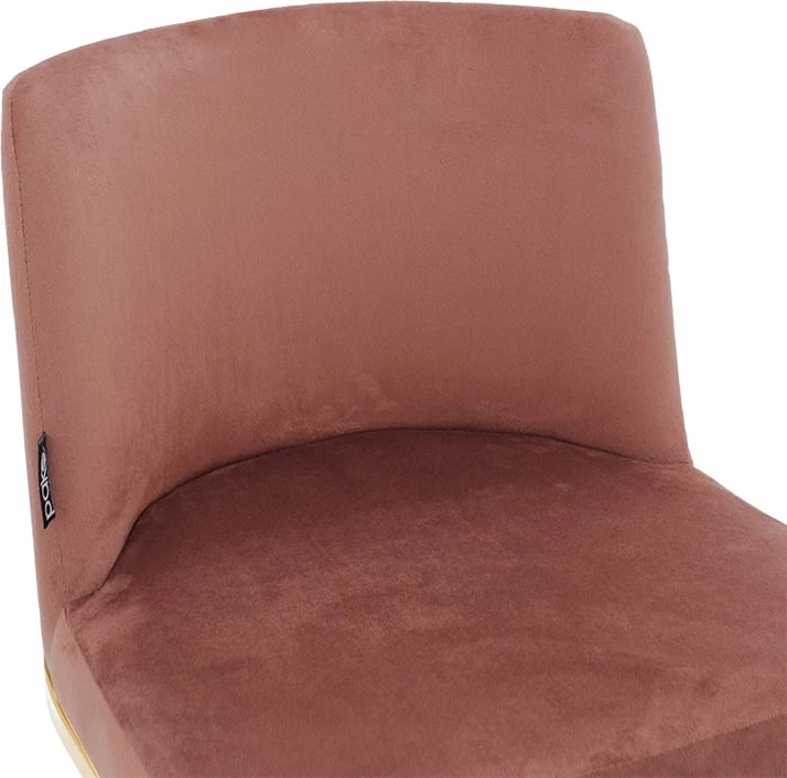 Karrige për bar mesatare Impartial I këmbë metali ngjyrë ari-kadife mollë e kalbur