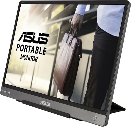Monitor portabël Asus ZenScreen MB14AC 14" TFT/LCD, klasa energjisë B, 1 kg, e zezë/gri