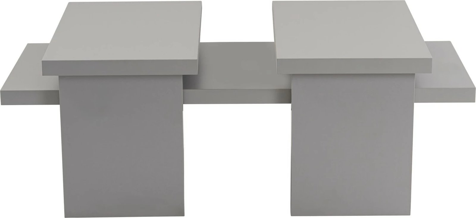 Set tavolinash kafeje Nordure, Sanctuary, ngjyrë gri