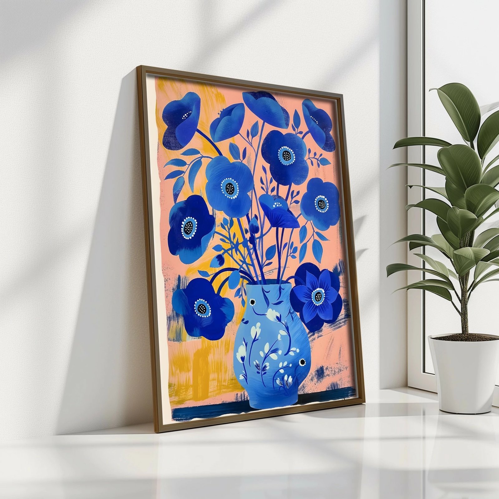 Pikturë dekorative me kornizë MDF, Wallity GE216-L, shumëngjyrëshe