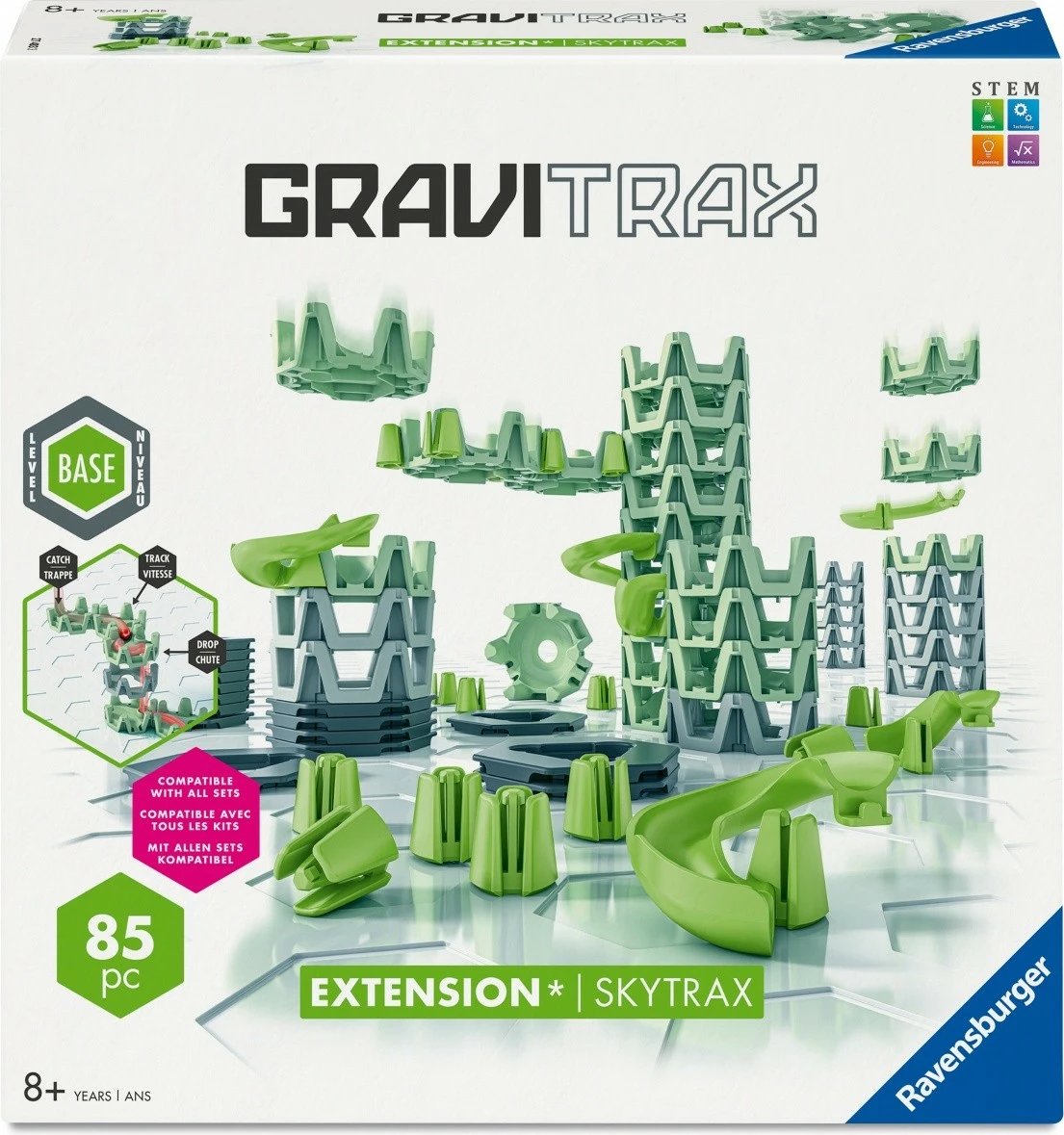 Set ndërtimi GraviTrax Skytrax, Ravensburger, 85 pjesë, shtesë