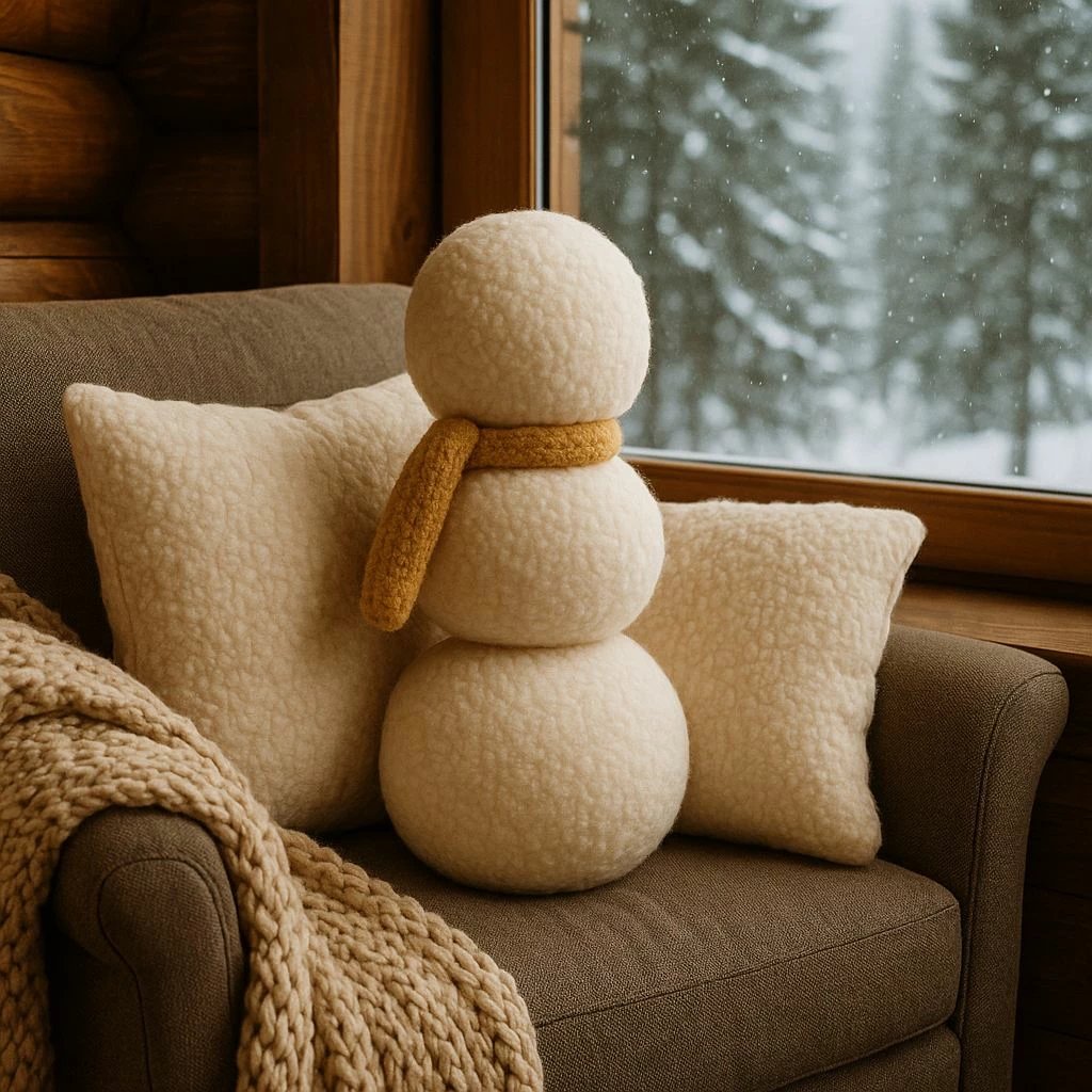 Jastëk dekorativ Kardan Adam, ngjyrë kafe, Evila Originals